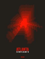 Atlanta Radiant Map 3 Fine Art Print