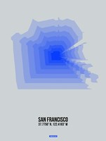 San Francisco Radiant Map 3 Fine Art Print