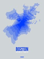 Boston Radiant Map 3 Fine Art Print