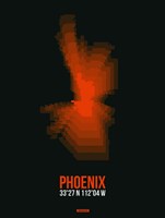 Phoenix Radiant Map 1 Fine Art Print