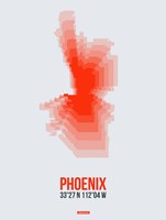Phoenix Radiant Map 4 Fine Art Print