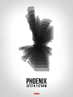 Phoenix Radiant Map 6 Fine Art Print