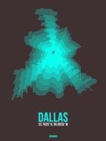 Dallas Radiant Map 2 Fine Art Print