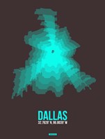Dallas Radiant Map 2 Fine Art Print