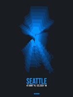 Seattle Radiant Map 2 Fine Art Print