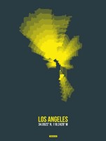 Los Angeles Radiant Map 1 Fine Art Print