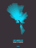 Los Angeles Radiant Map 3 Fine Art Print