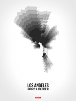Los Angeles Radiant Map 8 Fine Art Print