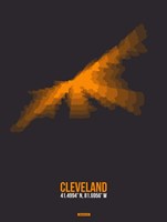 Cleveland Radiant Map 3 Fine Art Print