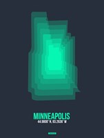 New Orleans Radiant Map 4 Fine Art Print