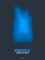 Minneapolis Radiant Map 2 Fine Art Print