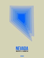 Nevada Radiant Map 2 Fine Art Print
