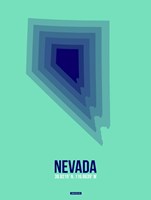 Nevada Radiant Map 3 Fine Art Print