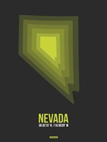 Nevada Radiant Map 4 Fine Art Print