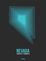 Nevada Radiant Map 5 Fine Art Print