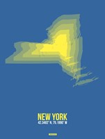 New York Radiant Map 2 Fine Art Print