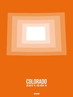 Colorado Radiant Map 3 Fine Art Print