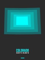 Colorado Radiant Map 4 Fine Art Print