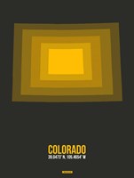 Colorado Radiant Map 5 Fine Art Print