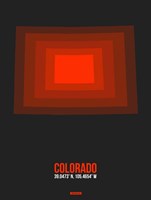 Colorado Radiant Map 6 Fine Art Print