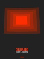 Colorado Radiant Map 6 Fine Art Print