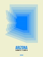 Arizona Radiant Map 2B Fine Art Print