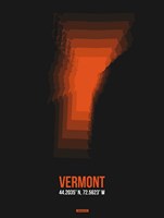 Vermont Radiant Map 5 Fine Art Print