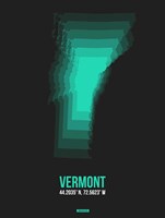 Vermont Radiant Map 6 Fine Art Print