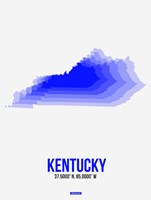Kentucky Radiant Map 2 Fine Art Print