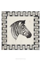 Safari Zebra I Framed Print