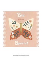 Folk Butterfly II Fine Art Print