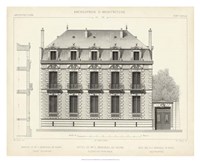 French Facade II Fine Art Print