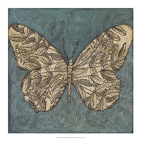 Collage Butterfly I Framed Print