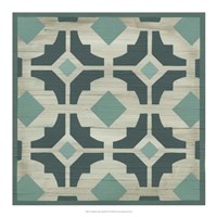 Verdigris Garden Tile III Fine Art Print
