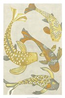 Golden Koi I Fine Art Print