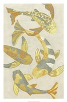 Golden Koi II Fine Art Print