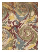 Marbleized II Framed Print