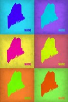 Main Pop Art Map 1 Fine Art Print