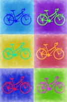 Vintage Bicycle Pop Art 2 Fine Art Print