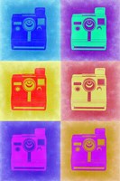 Vintage Polaroid Camera Pop Art 2 Fine Art Print