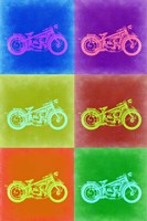 Vintage Bike Pop Art 2 Fine Art Print