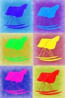 Eames Rocking Chair Pop Art 2 Fine Art Print