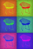 Brickel Chair Pop Art 1 Fine Art Print