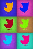 Egg Chair Pop Art  2 Fine Art Print
