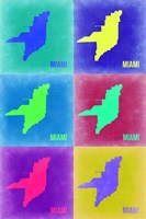 Miami Pop Art Map 3 Fine Art Print
