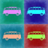 VW Bus Pop Art 2 Fine Art Print