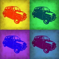 Fiat 500 Pop Art 1 Fine Art Print