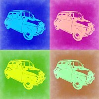 Fiat 500 Pop Art 2 Fine Art Print