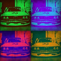 BMW Front Pop Art 2 Fine Art Print