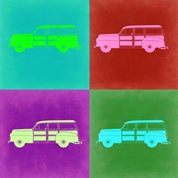 Ford Woody Pop Art 2 Fine Art Print